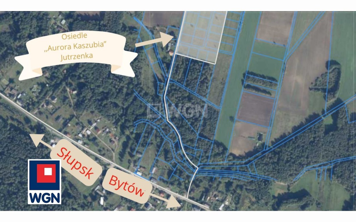 Działka na sprzedaż, 1118 m², Borzytuchom Jutrzenka - Widok 3