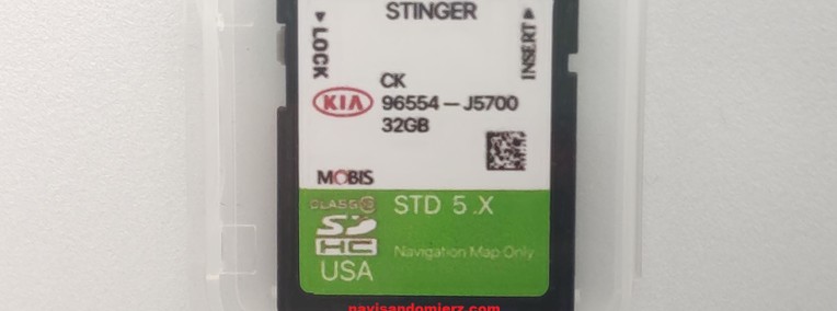 Karta SD KIA Gen 5.X (STD 5.X) USA 2023-1