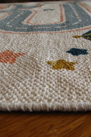 Eko- dywan dziecięcy, mata do zabawy, bawełna 130 x 90 cm -2