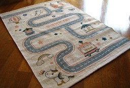 Eko- dywan dziecięcy, mata do zabawy, bawełna 130 x 90 cm 