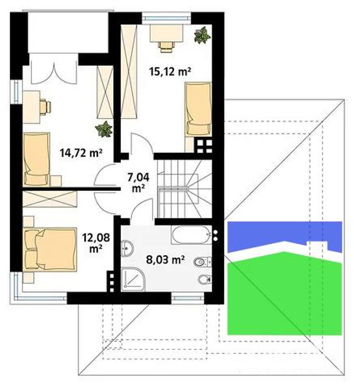Widzew - działka budowlana z PnB o pow. 1127 m² - Mehr