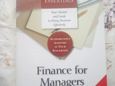 Harvard Business Essentials Finance for Managers Taxes Markets Wysyłka za 0 zł!-1