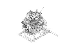 John Deere 9470RX - Silnik wysokopręźny RG40070 (Silnik)