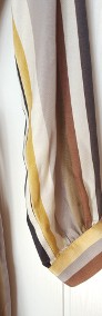 Nowa sukienka Orsay w paski M 38 kopertowa wrap wiązana szlafrokowa wiskoza-3