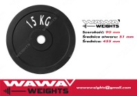 Obciążenia gumowe olimpijskie bumper 15kg fi 50 fitness warszawa NOWE