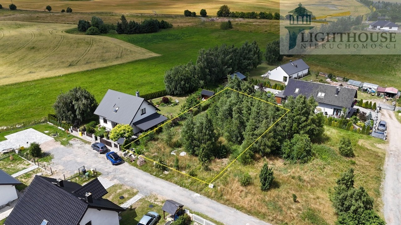 Działka Budowlana 900 mkw Kaczki – pohled 2