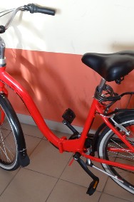 Mało używany rower spacerowy ze składaną aluminiową ramą - wymiar kół 26".-2