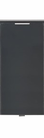 vidaXL Szafka na wysoki połysk, czarna, 107 x 35 x 76 cm283719-3