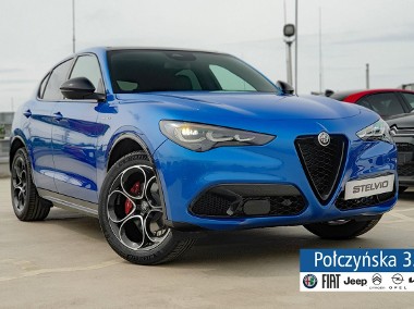 Alfa Romeo Veloce Q4 AT 2.0 280 KM|Misano Blue|Szklany dach|Czarna skóra|2024-1