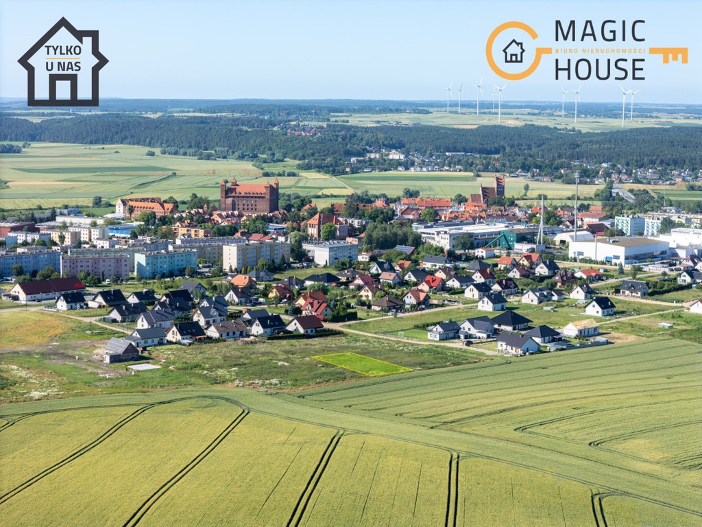 Działka budowlana 940 m² | MPZP | media | Gniew, tczewski