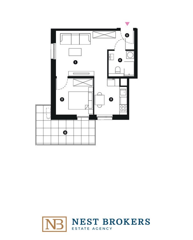 Mieszkanie na sprzedaż, 2 pokoje, 38 m², Kraków