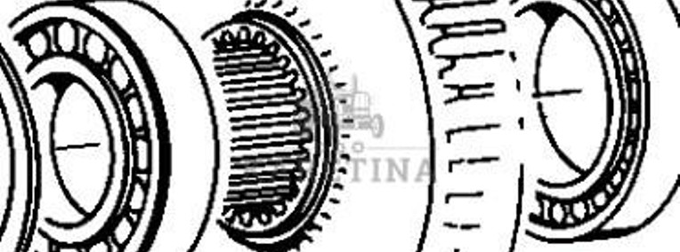 Fendt Favorit 514 Koło Zębate Walcowe CZĘŚCI 514100320100-1