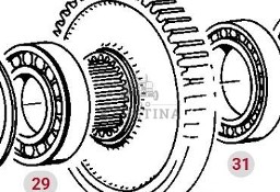 Fendt Favorit 514 Koło Zębate Walcowe CZĘŚCI 514100320100