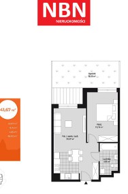 NOWY Apartament 41.67 m2 &gt; Na Błonie-2