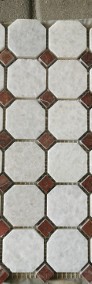 Mozaika Marmurowa CRISTAL WHITE/ALICANTE 30,5x30,5x1 poler-3