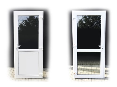 Nowe drzwi ciepłe wzmacniane drzwi plastikowe 90x200 od ręki-1