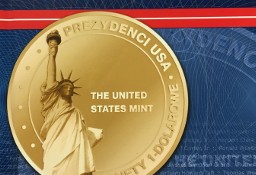  Pełna kolekcja monet 1 Dolar - seria "Prezydenci USA"+ album