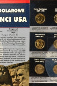  Pełna kolekcja monet 1 Dolar - seria "Prezydenci USA"+ album-2