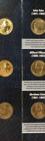  Pełna kolekcja monet 1 Dolar - seria "Prezydenci USA"+ album-3