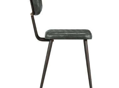 vidaXL Krzesła stołowe, 2 szt., szare, skóra naturalna246373-1