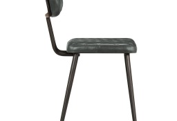 vidaXL Krzesła stołowe, 2 szt., szare, skóra naturalna246373