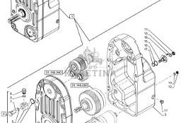 New Holland T6070 Zespol wom przod 47489182