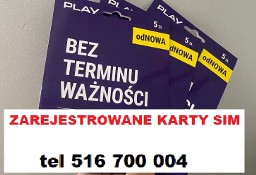 Zarejestrowane karty do telefonu SIM polskie prepaid Play Orange Plus