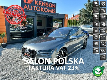 Audi RS7 4x Podgrzewane Fotele/Wentyle, CARBON, Matrix, Exclusive, BOSE, Szyb