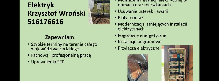 ELEKTRYK  MONTAŻ INSTALACJI / POGOTOWIE ELEKTRYCZNE-1