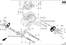 Claas Lexion 560 OBUDOWA PRZEKŁADNI 0007704250 (Napęd jezdny; skrzynia biegów)