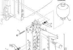 New Holland T6070 Zawór kolektora 48055637