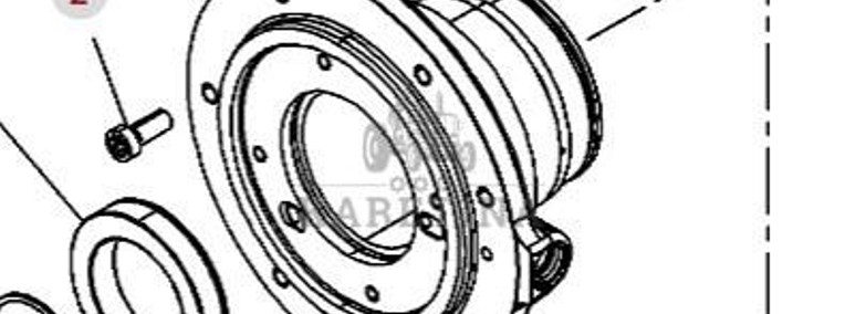 Massey Ferguson 7718S 7718 S 1804A DYNA 6 Obudowa Łożyska Skrzyni Biegów CZĘŚCI 3796538M13-1