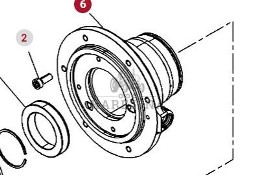 Massey Ferguson 7718S 7718 S 1804A DYNA 6 Obudowa Łożyska Skrzyni Biegów CZĘŚCI 3796538M13