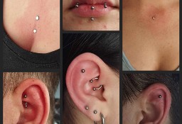 Piercing, przekłuwanie uszu, przekłucia, nostril, lobe, surfacebar, Micro Dermal