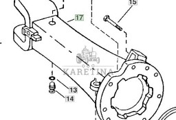 John Deere 7600 7700 7800 Obudowa Osi Przedniej R125105