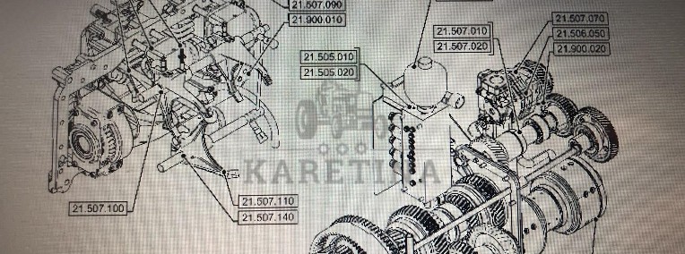 CASE OPTUM 270 SKRZYNIA BIEGÓW-CZĘŚCI - Skrzynia biegów-części Case Optum 270-1