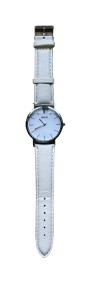 Zegarek Geneve z białym paskiem-3