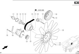 Claas Lexion 600 ROTOR 0007436371 (Napęd wentylatora)