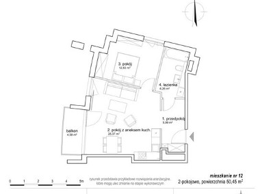 Mieszkanie z tarasem 50,45 m2-1