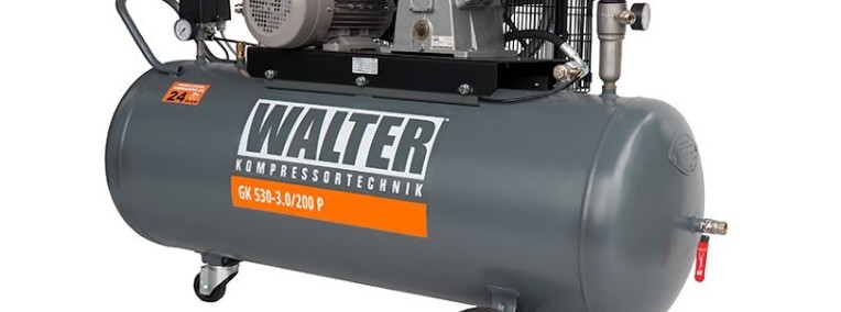 Sprężarka WALTER GK 530/200 10BAR, zbiornik 200L, 400V, 2 lata gwarancji-1