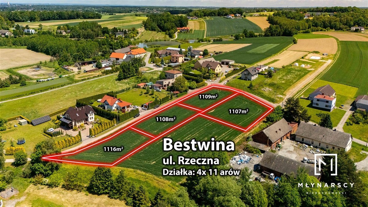 Działka 11 arów | Bestwina | cisza | zieleń - Widok 3