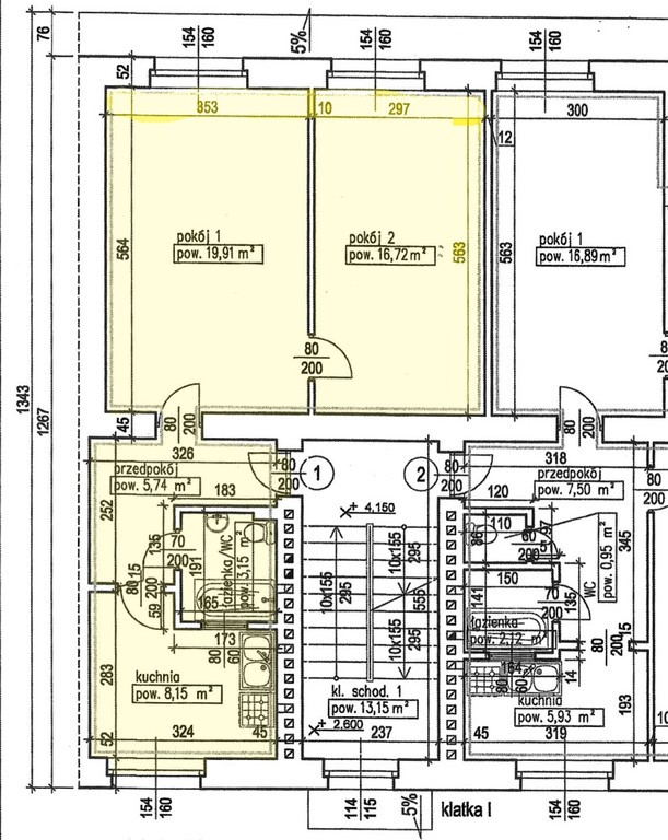 SUPER lokalizacja 2-pokojowe 53 m² - ul. Królewska – pohled 3