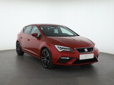 SEAT Leon III , Salon Polska, Serwis ASO, Skóra, Navi, Klimatronic,-1