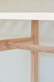 vidaXL Szafa z drewna sosnowego i tkaniny, 110 x 40 x 170 cm 42976-2