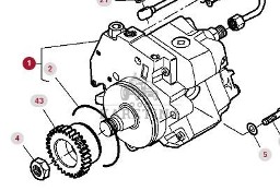 Massey Ferguson 8480 Pompa Wody CZĘŚCI 903100050021