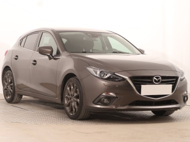 Mazda 3 III , Serwis ASO, Skóra, Navi, Klimatronic, Tempomat, Parktronic,-1