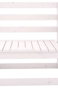 vidaXL 2-cz. zestaw wypoczynkowy do ogrodu, z poduszkami, biały, sosnaSKU:805751-2