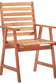 vidaXL Krzesła ogrodowe, 2 szt., lite drewno akacjowe46312-2