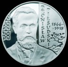 Srebrna moneta 10 zł. z 2008 roku - Bronisław Piłsudski w kapslu