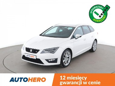 SEAT Leon III FR full LED półskóra klima auto grzane fotele navi czujniki parkowan-1